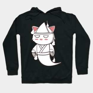 Kawaii Yurei Ghost Cat Hoodie